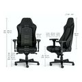 noblechairs hero gaming chair cold foam steel armrests 60mm casters 150kg black gold extra photo 1