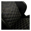 noblechairs hero gaming chair cold foam steel armrests 60mm casters 150kg black gold extra photo 5