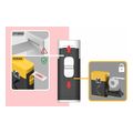 kodak label era m50 label maker machine yellow label printer with 1 roll sticker label extra photo 2