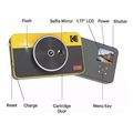 kodak mini shot 2 retro instant camera photo printer 53 x 86 cm ios android bt 8 sheets extra photo 3