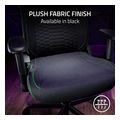 gaming chair razer iskur v2 x lumbar curve plus fabric  black extra photo 7
