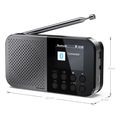 sharp osaka portable digital radio storm grey dr p520gy extra photo 1