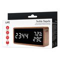 life noble sapele thermometro ygrometro me roloi kai xypnitiri 221 0455 extra photo 4