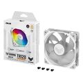 asus tuf gaming tr120 argb reverse fan 12cm white extra photo 1