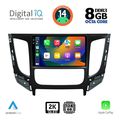 digital iq bxf 11437 cpaa clima 9inc multimedia tablet for mitsubishi l200 mod 2015gt  extra photo 1
