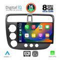 digital iq bxf 11187 cpaa 9inc multimedia tablet for honda civic 4d mod 2001 2006 extra photo 1