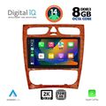 digital iq bxf 11402ch cpaa 9inc multimedia tablet for mercedes c w203 mod 1999 2004 extra photo 1