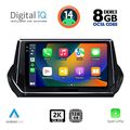 digital iq bxf 11509 cpaa 9inc multimedia tablet for peugeot 208  2008 mod 2021gt  extra photo 1