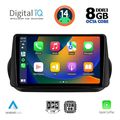 digital iq bxf 11142 cpaa 9inc multimedia tablet for citroen  fiat  peugeot mod 2008 2018 extra photo 1