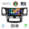 digital iq bxf 11720 cpaa 9inc multimedia tablet for toyota hilux mod 2005 2016 extra photo 1