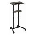 gembird mobile lecture desk with caster wheels black tvs desk 01 bk extra photo 1