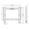 sbox wall mount budget 13 43 max vesa 200x200 bl 3722f extra photo 2