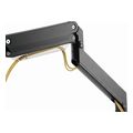 gembird desk mounted adjustable monitor arm for 3 monitors black extra photo 6