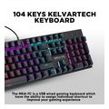 armaggeddon mechanical hot swap keyboard 12fx backlight red switch mka 7c 2024 black linear extra photo 1