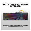 armaggeddon mechanical hot swap keyboard 12fx backlight red switch mka 7c 2024 black linear extra photo 5