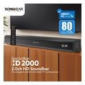 sonicgear 20ch hd soundbar sonic bar hd 2000 extra photo 2