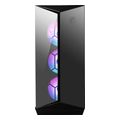case msi mpg gungnir 110r midi gaming tower window 4x argb fans black extra photo 1