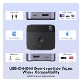 hdmi usb c switch 2 theseon 4k 60hz ugreen aw503 55452 extra photo 5