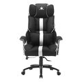white shark extra soft gaming chair black white le mans lemans bw extra photo 1