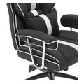 white shark extra soft gaming chair black white le mans lemans bw extra photo 2