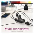 icy box 10 in 1 docking station with m2 nvme ssd bay black ib dk4072m cu31 extra photo 3