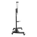 gembird height adjustable tv floor stand with caster wheels 60 100 tvs 100t 02 extra photo 6