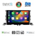 digital iq bxk 20700 cpaa 10inc multimedia tablet for toyota highlander mod 2014 2019 extra photo 1