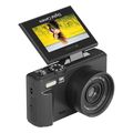 lamtech 5k flip digital camera wifi black extra photo 1