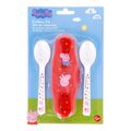 stor peppa pig little one toddler 2 pcs pp traveling spoons 13466 extra photo 2