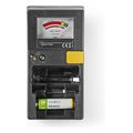 nedis bate110 battery tester aaa aa c d 9 v button cel extra photo 1