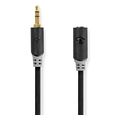 nedis cabw22050at30 stereo audio cable 35 mm male 35 mm female 30 m anthracite extra photo 1