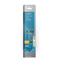 nedis cabw22200at20 stereo audio cable 35 mm male 2x rca male 20 m anthracite extra photo 3