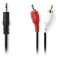 nedis cagb22200bk20 stereo audio cable 35 mm male 2x rca male 20 m black extra photo 2 nedis cagb22200bk20 stereo audio cable 35 mm male 2x rca male 20 m black extra photo 2
