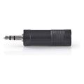 nedis cagb22935bk stereo audio adapter 35 mm male 635 mm female blackp extra photo 2
