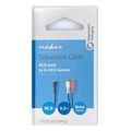 nedis cagb24010bk02 subwoofer cable rca male 2x rca female 020m black extra photo 4