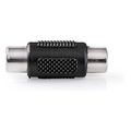 nedis cagb24950bk mono audio adapter rca female rca female blackp extra photo 3