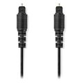 nedis cagb25000bk10 optical audio cable toslink male toslink male 10m black extra photo 2