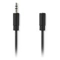 nedis cagl22050bk50 stereo audio cable 35mm male 35mm female 500m black extra photo 1