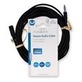 nedis cagl22050bk50 stereo audio cable 35mm male 35mm female 500m black extra photo 2