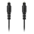 nedis cagl25000bk10 optical audio cable toslink male toslink male 100m black extra photo 1