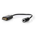 nedis ccbw65950bk015 usb c adapter usb c male 35 mm female 015 m blackc extra photo 1