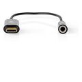 nedis ccbw65950bk015 usb c adapter usb c male 35 mm female 015 m blackc extra photo 2
