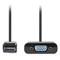 nedis ccgb37351bk02 displayport adapter displayport male vga female 1080p 020m black extra photo 1 nedis ccgb37351bk02 displayport adapter displayport male vga female 1080p 020m black extra photo 1