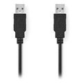 nedis ccgb60000bk20 usb 20 cable a male a male 20 m black extra photo 2
