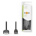 nedis ccgb60100bk20 usb 20 cable a male b male 20 m black extra photo 2