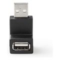 nedis ccgb60930bk usb 20 adapter usb a male usb a female 480mbps blackp extra photo 1