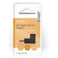 nedis ccgb60930bk usb 20 adapter usb a male usb a female 480mbps blackp extra photo 3