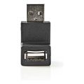 nedis ccgb60940bk usb 20 type a adapter usb a male usb a female blackp extra photo 1