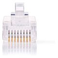 nedis ccgb89300tp cat 5 network connector rj45 8p8c male 10 pieces transparentp extra photo 1