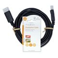nedis ccgl37100bk10 displayport cable displayport male hdmi connector 1080p 100m black extra photo 2